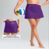 SANTINY Women's High Waisted Swim Skirt with Pocket Tummy Control Tankini Swimsuit Bathing Suit Bottoms for Women (Purple_XS) view 4