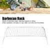 HUAOSN Folding Campfire Grill, Tabletop Cooking Stand, Outdoor Rodbecue Rack, Portable Foldable BBQ Grill Rack, Heavy Duty Steel Over Fire Camp Grill, Stainless Steel Grill Rack for Picnic Camping view 2