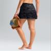 SANTINY Women's High Waisted Swim Skirt with Pocket Tummy Control Tankini Swimsuit Bathing Suit Bottoms for Women (Grey Camo_XXL) view 2