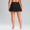 SANTINY Women's High Waisted Swim Skirt with Pocket Tummy Control Tankini Swimsuit Bathing Suit Bottoms for Women (Black_XXXL) view 2