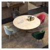 BytheM Chair Dining Chair Set of 4 Metal Legs Kitchen Chair Velvet Seat and Backrests for Office Dining Kitchen (Color : Green) view 2