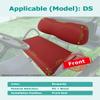 ILVGOLF Front Seat Replacement Cushions for Club Car DS, Golf Cart Cushion Seat for Club Car DS Front Bottom Seat Assembly, Dedicated for Front Row Seats, Burgundy, 2 Piece Set view 2