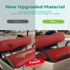 ILVGOLF Front Seat Replacement Cushions for Club Car DS, Golf Cart Cushion Seat for Club Car DS Front Bottom Seat Assembly, Dedicated for Front Row Seats, Burgundy, 2 Piece Set view 4