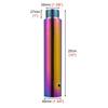 BBHW Apartment Friendly Dance Pole, Home Stripper Pole for Beginners/Professional Dancer, Removable Spinning & Static Pole for Dancing (Color : 25cm (10") Extension Pole) view 2