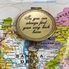 2" Compass Engraved Romantic Gift Compass so You can Always find Your Way Back Home Compass Engraved Graduation Day Gifts Camping Compass Boating Compass Direction Pocket Compass Gift view 2