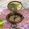 2" Compass Engraved Romantic Gift Compass so You can Always find Your Way Back Home Compass Engraved Graduation Day Gifts Camping Compass Boating Compass Direction Pocket Compass Gift view 3