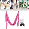Aerial Yoga Hammock, Swing Hammock Anti Gravity Flying Yoga Hammock for Fitness Outdoor Aerial Yoga Spinal Increase Flexibility Yoga Swing Hammock for Home Fitness (Pink) view 3