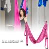 Aerial Yoga Hammock, Swing Hammock Anti Gravity Flying Yoga Hammock for Fitness Outdoor Aerial Yoga Spinal Increase Flexibility Yoga Swing Hammock for Home Fitness (Pink) view 4