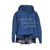 MOGUI Excuse Me While I Travel The World Shirt Sweatshirt Excuse Me While I Travel The World Sweatshirt Plus Size Humor Saying Shirt Funny Letter Print Blue, XX-Large view 1