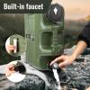 GIGYES 5 Gallon Camping Water Jug with Spout, Portable BPA Free Water Container with Spigot for Outdoor Hiking view 4