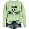 MOGUI Aunt Great-Aunt I Just Keep Getting Better Sweatshirt Aunt Great-Aunt I Just Keep Getting Better Shirt, Small view 1
