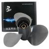 Boatman 12 1/4x9 Aluminum Outboard Propeller for Honda Engine BF35/40/45/50/60HP,13 Spline view 1