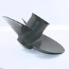 Boatman 12 1/4x9 Aluminum Outboard Propeller for Honda Engine BF35/40/45/50/60HP,13 Spline view 4
