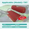 ILVGOLF Front Seat Replacement Cushions for EZGO TXT, Golf Cart Cushion Seat for EZGO TXT Front Bottom Seat Assembly, Dedicated for Front Row Seats, Burgundy, 2 Piece Set view 2