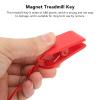 Gavigain 2PCS Treadmill Replacement Safety Key,Treadmill Universal Safety Key Running Machine Key Magnet Treadmill Key Rectangle Red view 4