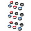 Hemoton 18pcs Securing Straps for Fishing Rods -Skid Bandage Fixture Multi-Purpose Organization for Home Garage Truck Boat Red Black view 1