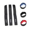 Hemoton 18pcs Securing Straps for Fishing Rods -Skid Bandage Fixture Multi-Purpose Organization for Home Garage Truck Boat Red Black view 4