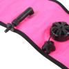 Gavigain Surface Marker Buoy Durable Nylon High Visibility Inflatable Surface Marker Buoy Scuba Diving Safety Reflective Strip for Underwater Sports Adventures (Pink) view 3