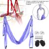 Aerial Yoga Hammock, Swing Hammock Anti Gravity Flying Yoga Hammock for Fitness Outdoor Aerial Yoga Spinal Increase Flexibility Yoga Swing Hammock for Home Fitness (Blue Purple) view 2