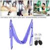 Aerial Yoga Hammock, Swing Hammock Anti Gravity Flying Yoga Hammock for Fitness Outdoor Aerial Yoga Spinal Increase Flexibility Yoga Swing Hammock for Home Fitness (Blue Purple) view 4