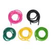 Topyond Slingshot Bands 5-Pack Elastic Latex Hose Rubber Band Catapult Tubes Pink Fluorescent Green Black Yellow Wrist Rocket Slingshots for Adults Replacement Bands view 1