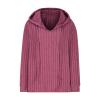 Womens Hoodies Fashion Oversized Sweatshirts Casual Long Sleeve Pullover Tops V-Neck Drawstring Lightweight Shirts 2024 Pink view 4