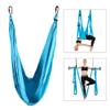 Aerial Yoga Swing Sling, Anti gravity Yoga Swing Kit Acrobat Flying Sling Set for Yoga Swing Sling, Aerial Swing Sling, Fitness Yoga Hammock (Sky blue complete set with 2 hanging plates and 2) view 4