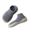 Baby Socks and Shoes Children's Floor Socks Spring Baby Home Floor Socks Soft Rubber Sole Light up Toddler Girls Shoes (Grey, 5.5 Infant) view 1