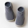 Baby Socks and Shoes Children's Floor Socks Spring Baby Home Floor Socks Soft Rubber Sole Light up Toddler Girls Shoes (Grey, 5.5 Infant) view 4