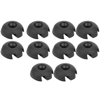 Gavigain Deck Line Guide Slotted Rigging Accessories for Canoes Kayak Marine, Set of 10