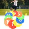 Gavigain 10 Pcs Football Training Markers,Football Training Equipment Signs Discs Signs Disc Markers Flat Discs view 2