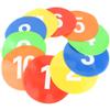 Gavigain 10 Pcs Football Training Markers,Football Training Equipment Signs Discs Signs Disc Markers Flat Discs view 4