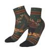 ZISHAK The Lodge Bear Deer Adult Sports Socks,No-Heel Casual Socks,Sailor Socks For Comfort And Style view 3