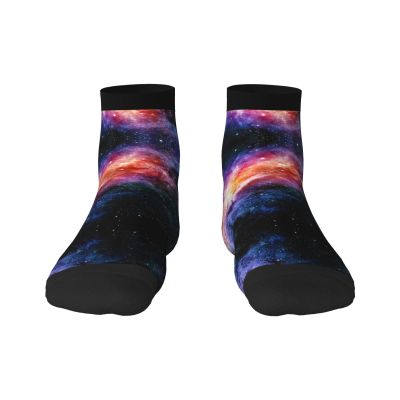 ZISHAK Galaxy In The Universe Adult Sports Socks,No-Heel Casual Socks,Sailor Socks For Comfort And Style