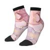 ZISHAK Purple And Gold Marble Adult Sports Socks,No-Heel Casual Socks,Sailor Socks For Comfort And Style view 2