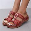 Recovery Sandal With Arch Support Orthotic Heel Cup Sandals For Women Women's Orthopedic Arch Support Flip Flops Summer Comfortable Walking Orthotic Sandals Dressy Beach Shoes Walking Slides 2024 view 2