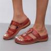 Recovery Sandal With Arch Support Orthotic Heel Cup Sandals For Women Women's Orthopedic Arch Support Flip Flops Summer Comfortable Walking Orthotic Sandals Dressy Beach Shoes Walking Slides 2024 view 3