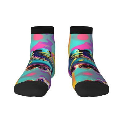 ZISHAK Retro Colorful Roller Skates Adult Sports Socks,No-Heel Casual Socks,Sailor Socks For Comfort And Style
