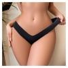 4pc Large Size Seamless Ice Silk Underwear V-shaped Waist Pure Cotton Crotch Breathable Women's Briefs (Color : 5, Size : Large) view 4