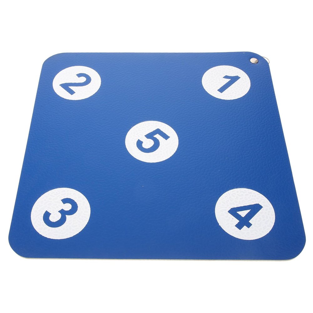 BESPORTBLE Fencing Training Equipment Fencing for Foil and Epee with Five Bullseye, Self-Training Auxiliary, Home Equipment for Fencer Dark Blue