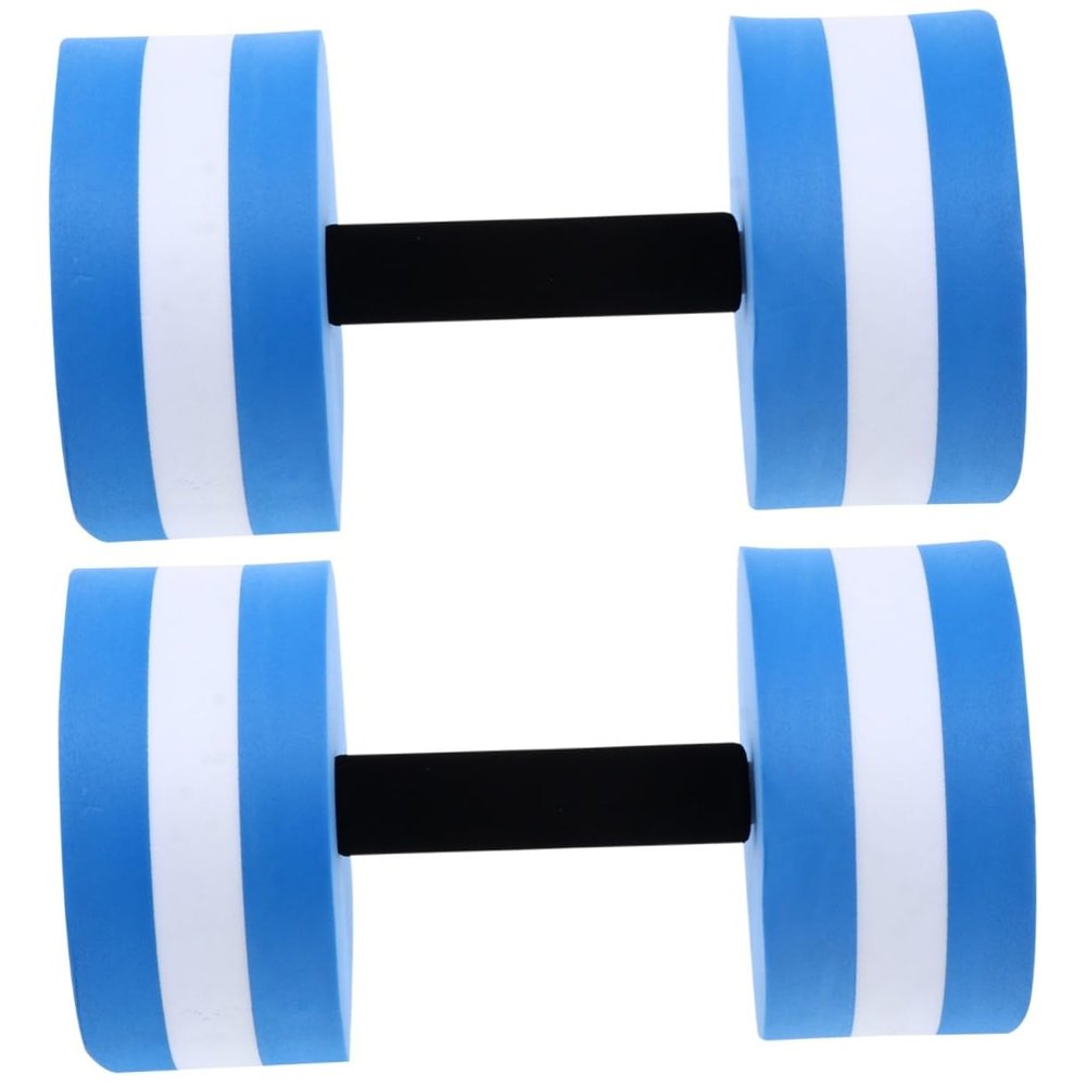 Yardwe 2pcs Eva Aquatic Dumbbell for Water Aerobics Lightweight Water Weights for Swimming Pool Fitness for Adults and Boys and Girls
