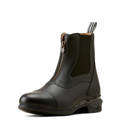 Ariat Men's Devon Zip Paddock Boot, Black, 13