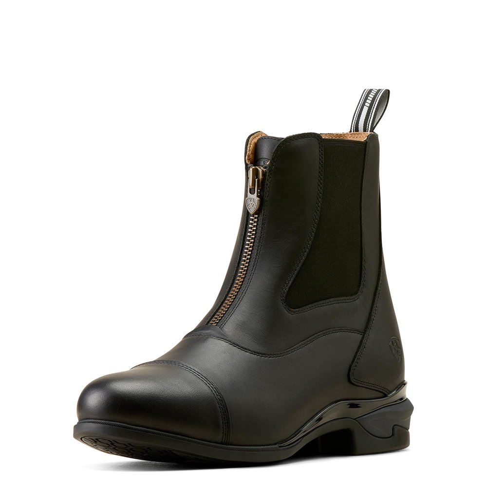 Ariat Men's Devon Zip Paddock Boot, Black, 13