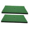 LIOOBO Golf Swing Practice Mat 2pcs Chipping Mat Artificial Turf Rug for Training view 1