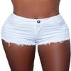 Be Wicked Womens Curves for Days Shorts, L, White view 1