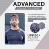 COLD FACTOR Cooling Headband for Women and Men  UPF 50+ Advanced Evaporative Comfort, Instant Cooling Sweatband for Outdoor Sports, Fitness, Yoga, Hiking, Running, and Workout  3 Pack (Camo) view 3