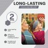 COLD FACTOR Cooling Headband for Women and Men  UPF 50+ Advanced Evaporative Comfort, Instant Cooling Sweatband for Outdoor Sports, Fitness, Yoga, Hiking, Running, and Workout  3 Pack (Gray) view 4
