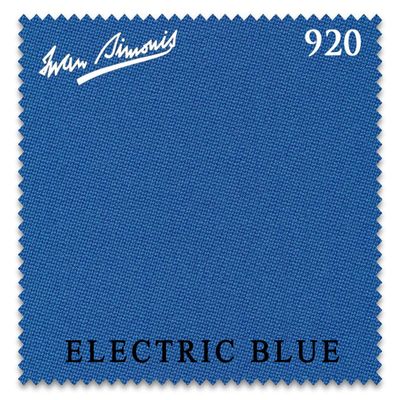 Iwan Simonis 920 Pool Billiard Table Cloth - Authorized Dealer (Electric Blue, 7 ft)
