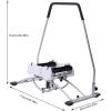 Ski Machine, Glutes Workout Equipment, Body Balance Workout Machine, Leg Exercise Equipment, Fitness Waist Abdomen for Skiers Fitness Enthusiasts, for Skier Practicing Skiing Exercise view 2
