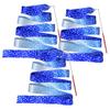 KRILLIQ Dance Ribbons 3 Pcs Rhythmic Gymnastics Ribbon Baton Twirling Streamers Fitness Swing Ribbon Rainbow Streamers for Kids Artistic Dancing for Exercise view 1